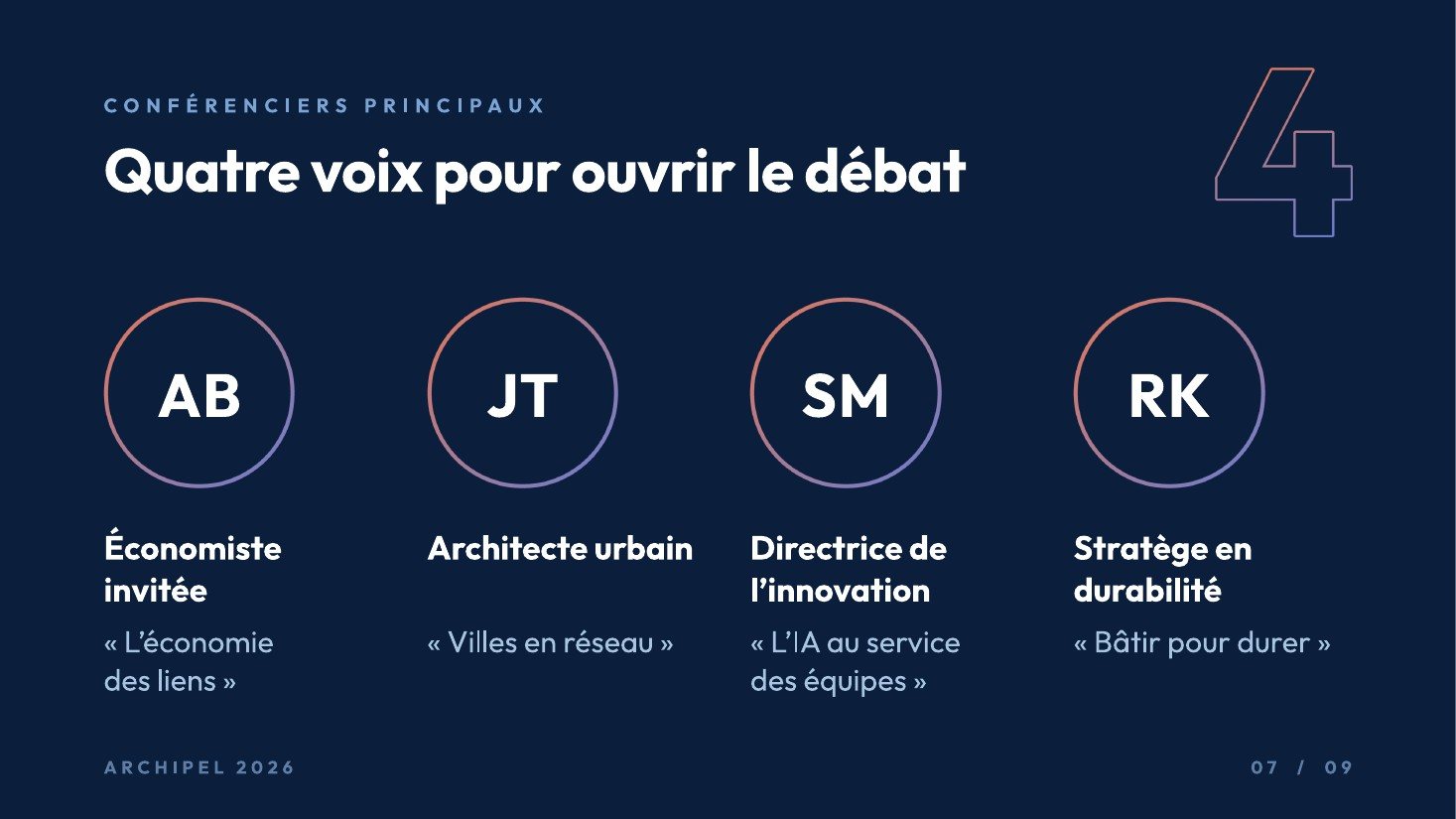 Archipel 2026, diapositive 7 sur 9