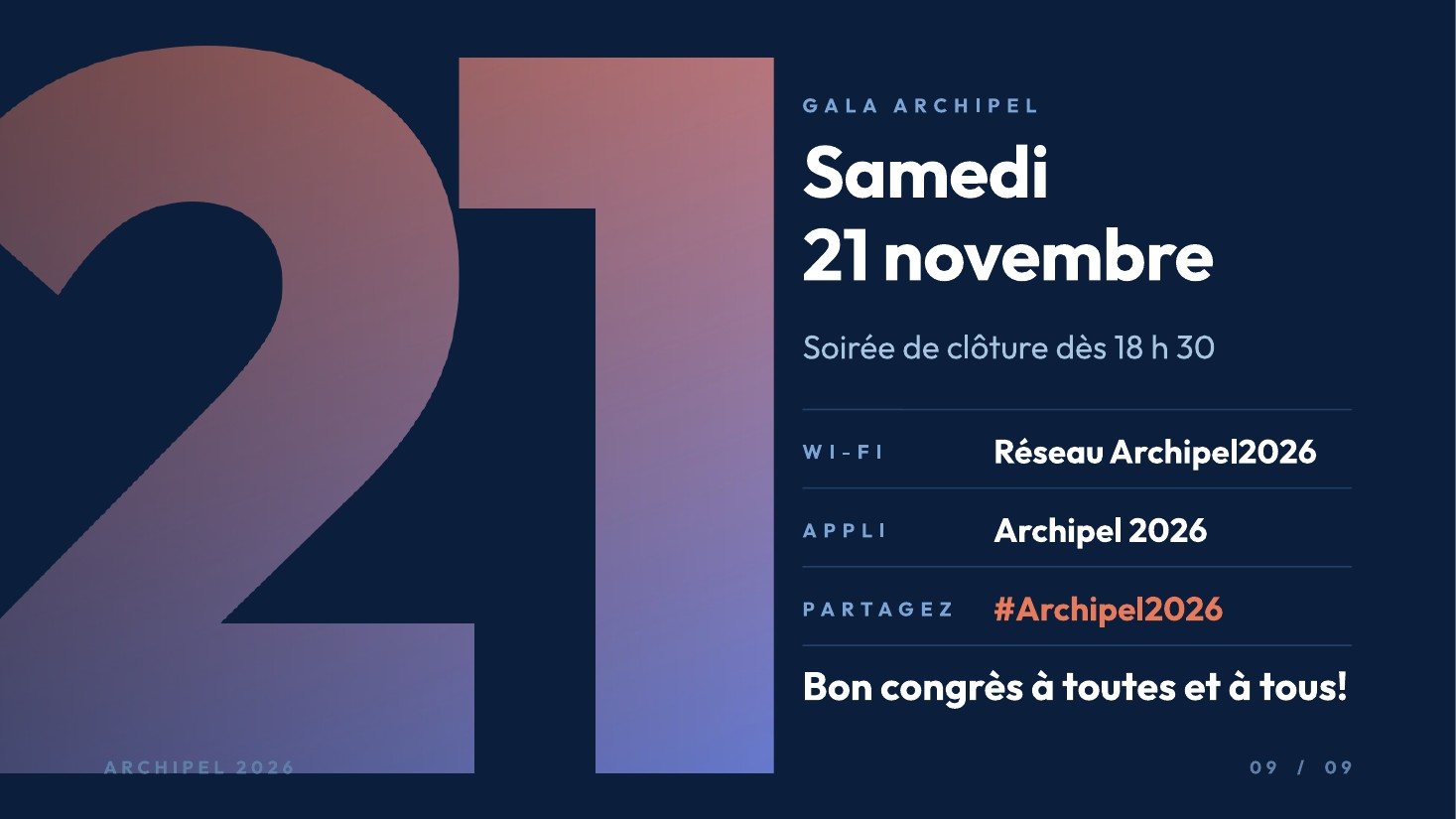 Archipel 2026, diapositive 9 sur 9